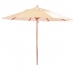 Ombrelone Redondo Bagum Madeira 4,30m Bege - Ronchetti