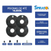 Kit Aquecimento Solar piscinas até 16.800 Litros (4 PLACAS) - SPIRASOL + Controlador de Temperatura Digital