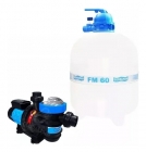 Kit de Filtro e Bomba p/ piscinas Fm 60 + Bmc 100 1 Cv Sodramar